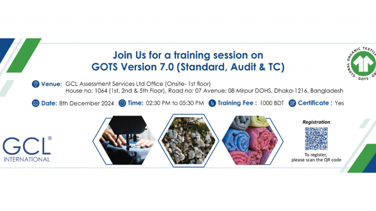 Training Session on GOTS Version 7.0 (Standard, Audit, and TC)